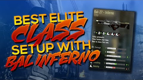 Advanced Warfare BEST ELITE "BAL-27 INFERNO" Class Setup! (COD AW Elite Weapon Class Setup)