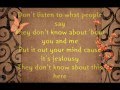 Jon B. - They don't know Lyrics