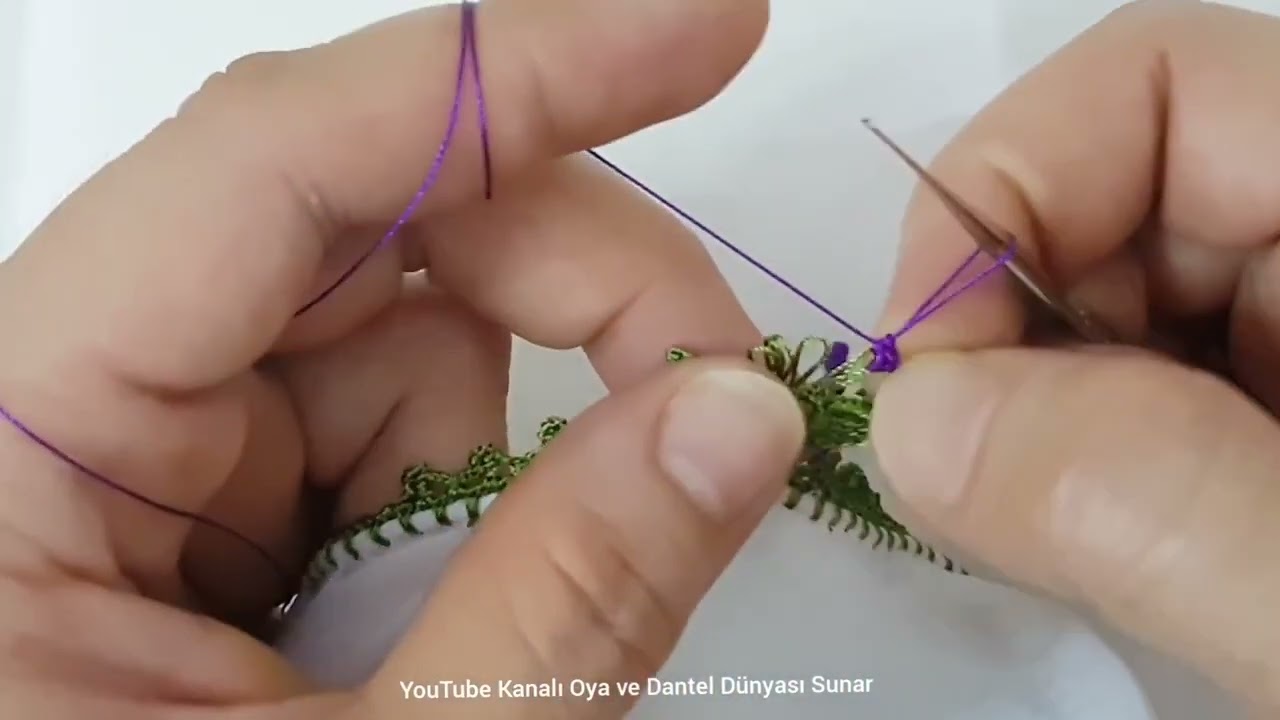 2782 - Lavanta Buketi Tığ Oyası Yapımı