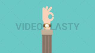 Hand Gesture: Ok Animation [MOV & GIF]
