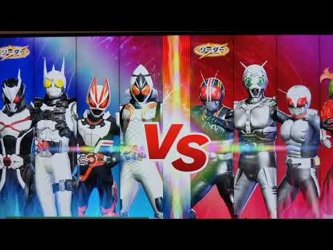 仮面ライダーバトルガンバレジェンズ アークワン&ジオウ版エターナル&ギーツ&フォーゼVSBLACK&シャドームーン&ストロンガー&スーパー1