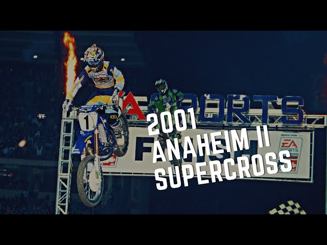 Art Eckman Tribute: 2001 Anaheim Supercross. Jeremy McGrath's
