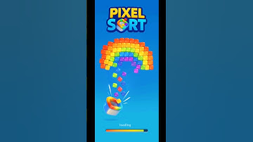 Pixel Sort Color Sorting #pixelsort #colorsort #puzzlegame #androidgames #offlinegames #ytshorts