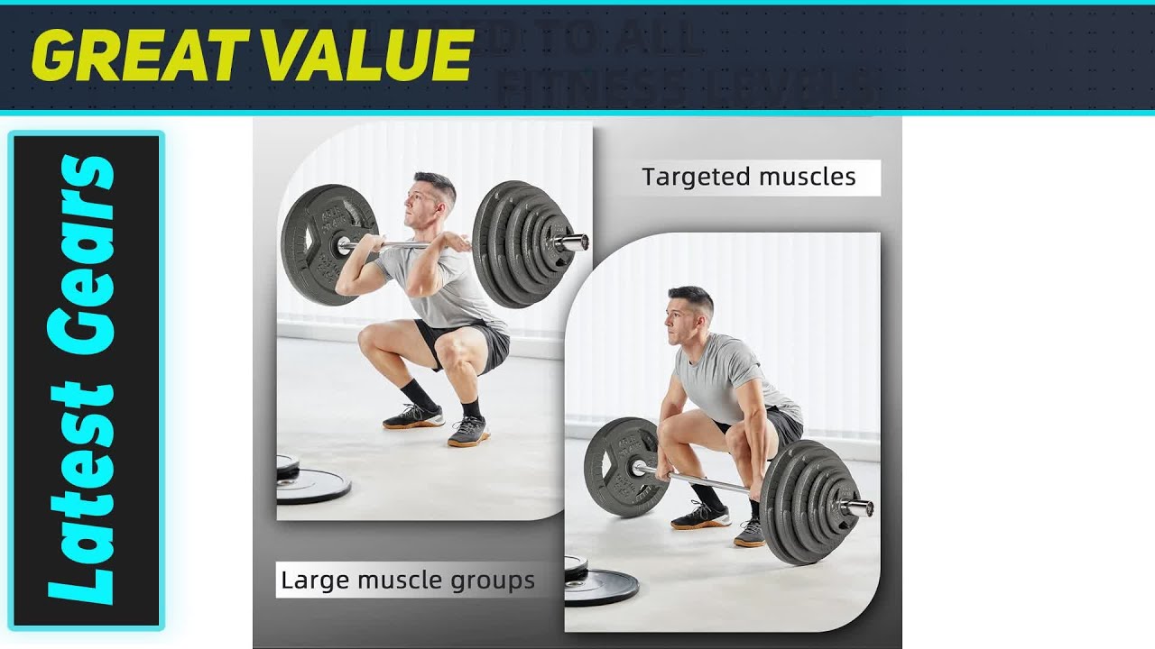 Олимпийские диски Fitvids: идеальное улучшение для вашего домашнего спортзала благодаря чугунным ...