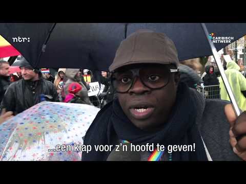 Anti-Zwarte Pieten protest in Weesp