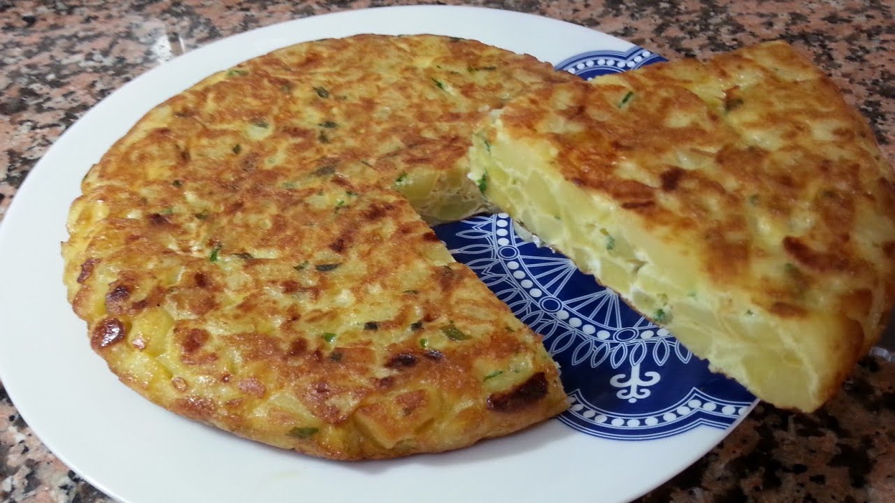 طرطية البطاطس الاسبانية 100% اسبانية بدون اضافات مع اسرار نجاحها /Tortilla De Patatas