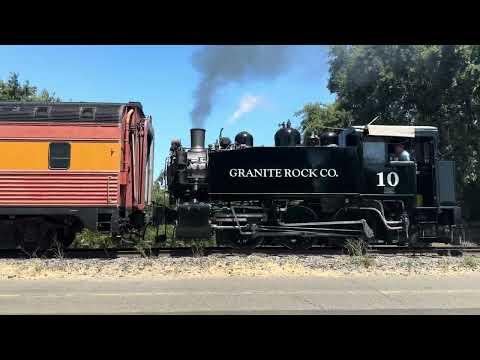 Granite Rock Company No 10 Steam Train First Excursions Since 2020