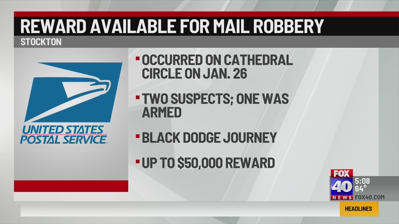 Reward offered in case of armed suspects that robbed mail carrier - YouTube