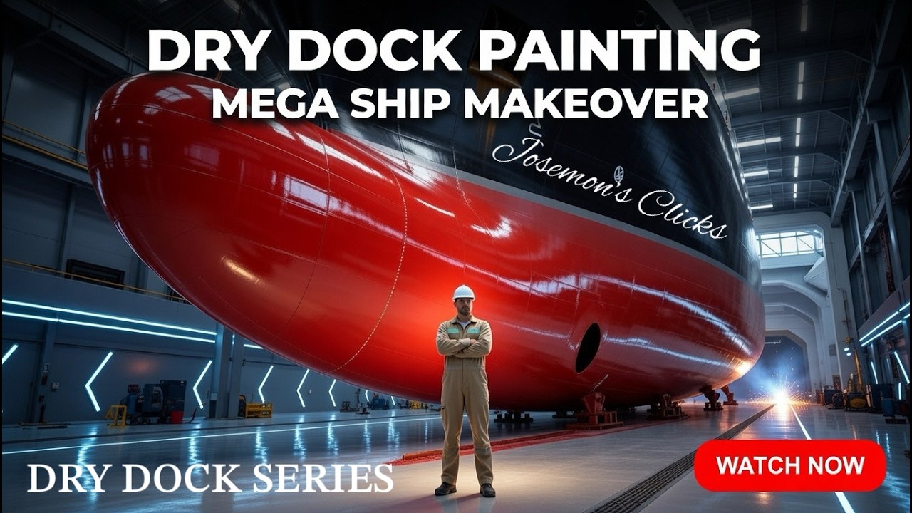 What Paint Is Used Under a Ship? | Dry Dock Hull Coating Explained | Ep#236