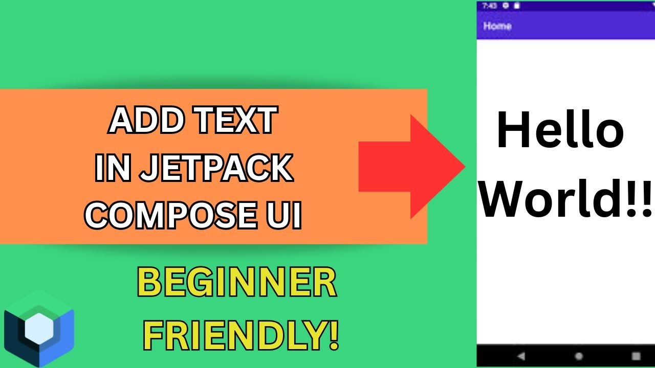 How to Add Text in Jetpack Compose Using Android Studio (Beginner ...