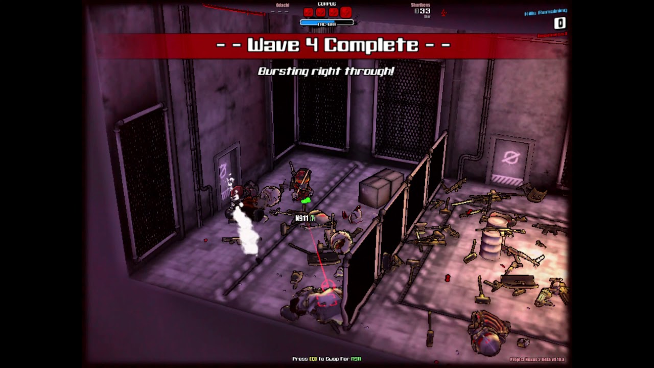 Madness  Project Nexus 2 arena-the murder room 5 (madness, no corpus break, no tac bar full drain)