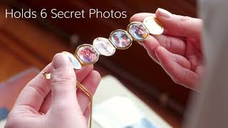 Gold 6 Photo Necklace By Lily Blanche