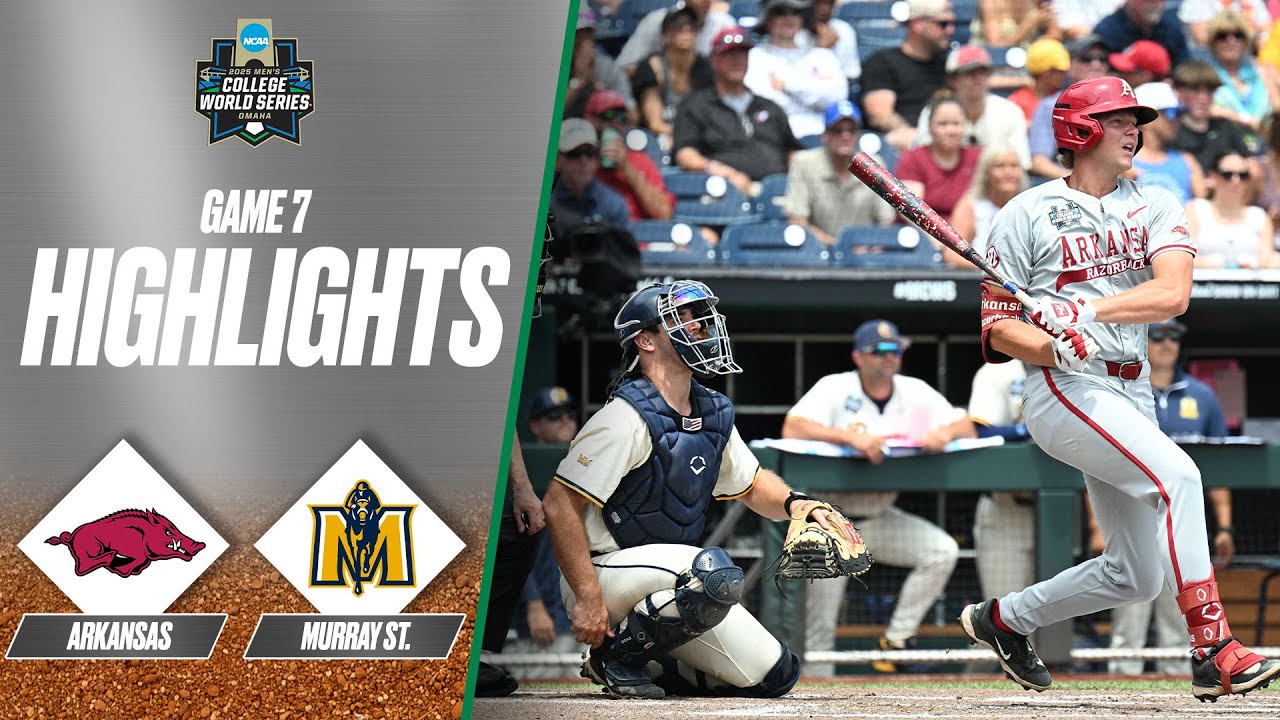 Arkansas vs. Murray State: 2025 Men's College World Series | Extended highlights