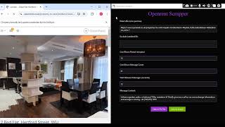 OpenRent Automated Messaging Bot - Selenium Based Software for Rental Home Search Scrapper