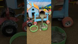 Amazing Mini Tractor Cement Pillar Making Machine #shorts