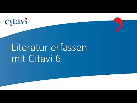 Video: So Erstellen Sie Eine Liste Normativer Literatur