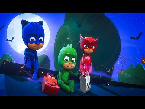 PJ Masks: Midnight Monster Mischief! 🎃 💥 | Super Toons TV - Best Cartoons