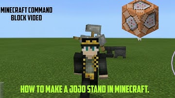 [MCPE] How To Make a JOJO Stand in Minecraft.