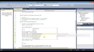 02 - Steps For Adding Button programmatically in WinForm (C#, VS2010) [Urdu / Hindi]
