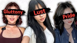 The 7 Deadly Sins as Female YouTubers 😈🔥 | Which One Are You