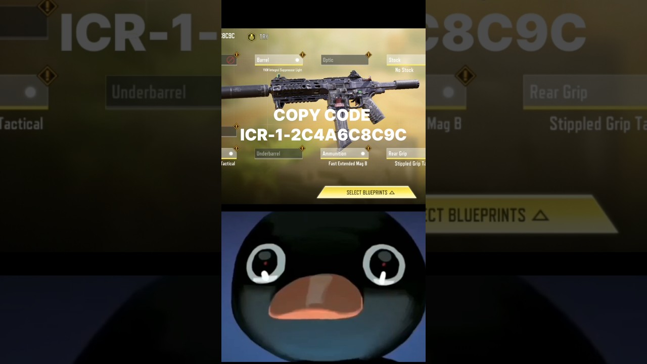 Best ICR-1 Gunsmith in COD Mobile: No Recoil High Damage😱🤯