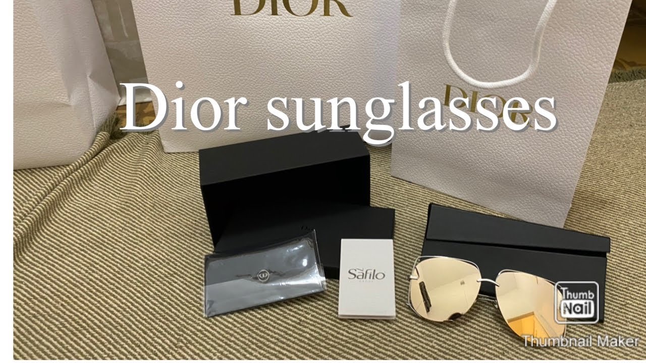 Dior sunglasses review + unboxing + worn YouTube