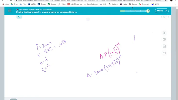 Finding the final amount in a word problem on compound interest
