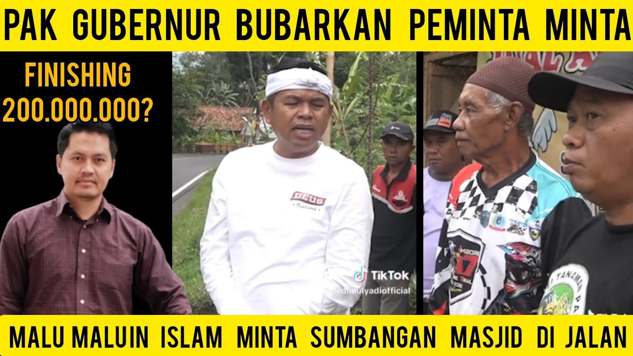 Pak Gubernur KDM B*BARKAN P3MINTA S*MBANGAN D1 J4LAN D4N L*NGSUNG B3RI S*MBANGAN!! 