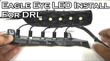 3 Watt Eagle Eye LED Install for DRL