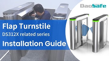 How To Install The Flap Turnstile Gate?