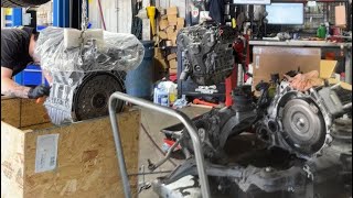 Blown Engine → Full Swap in 8 Minutes (Acura TLX Timelapse)
