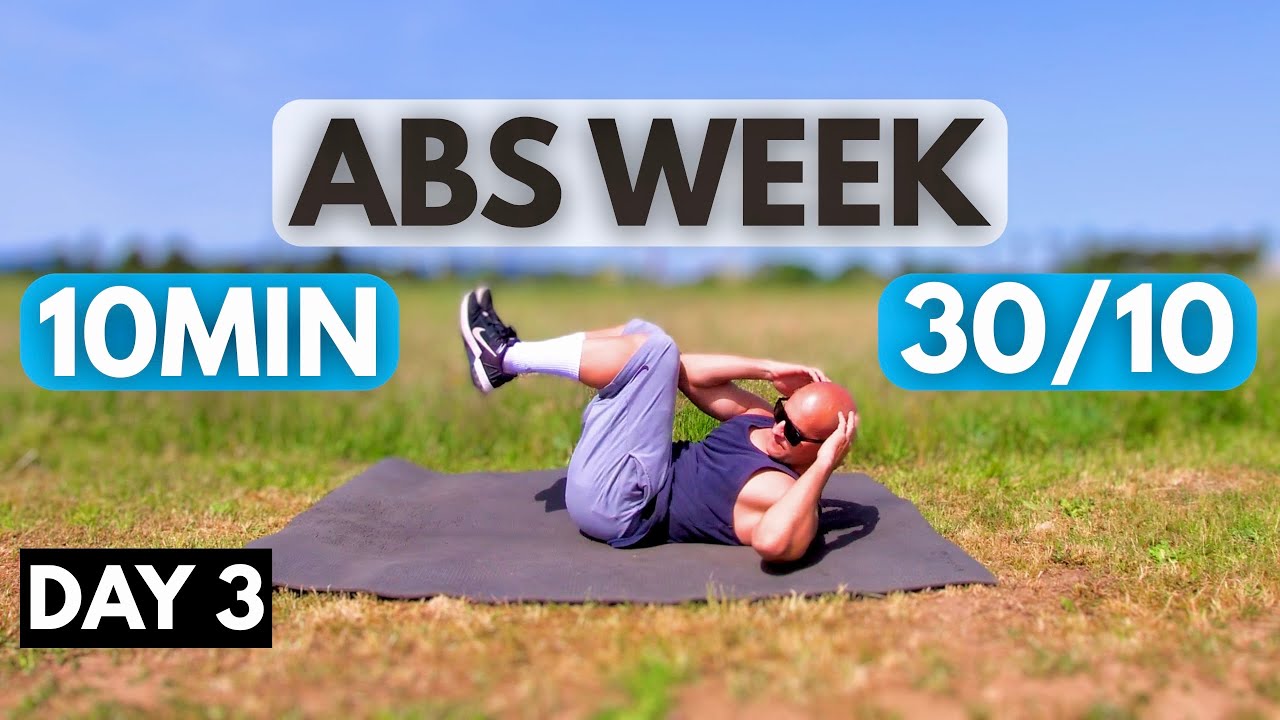 ABS WORKOUT 10 MIN / ABS IN ONE WEEK CHALLENGE - DAY 3 - YouTube