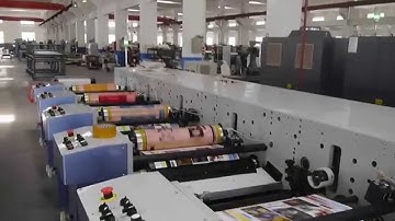 Printing+die cutting+slitting video