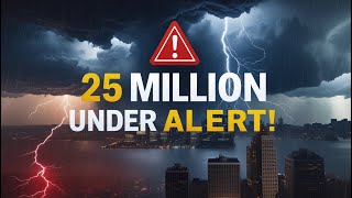 BREAKING: 25 Million Under Severe Weather Alert | Tornado, Flood, and Storm Warnings Issued