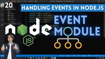 #20: Events Module in Node.JS | Handling Events in Node.js with EventEmitter in Hindi