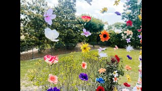 How to Make Hanging Floral Garland