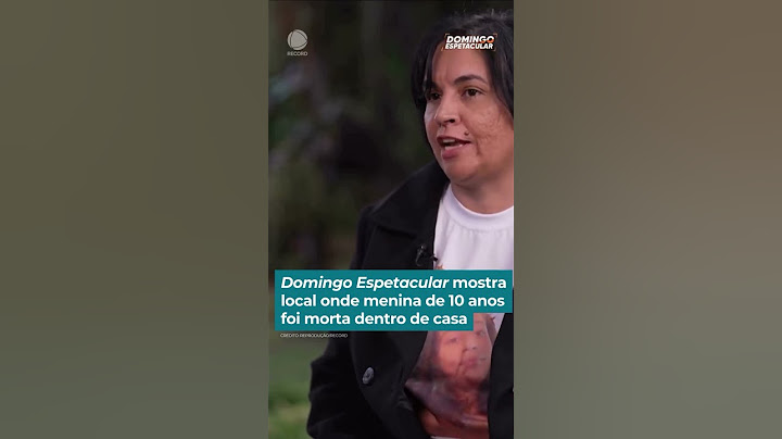 O 'Domingo Espetacular' mostra o local onde menina de 10 anos foi morta dentro de casa