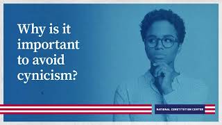 Why is it important to avoid cynicism?
