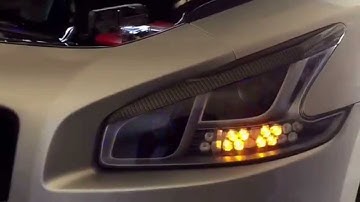 2010 Nissan Maxima sequential leds and demon eyes by Ghoztlighting