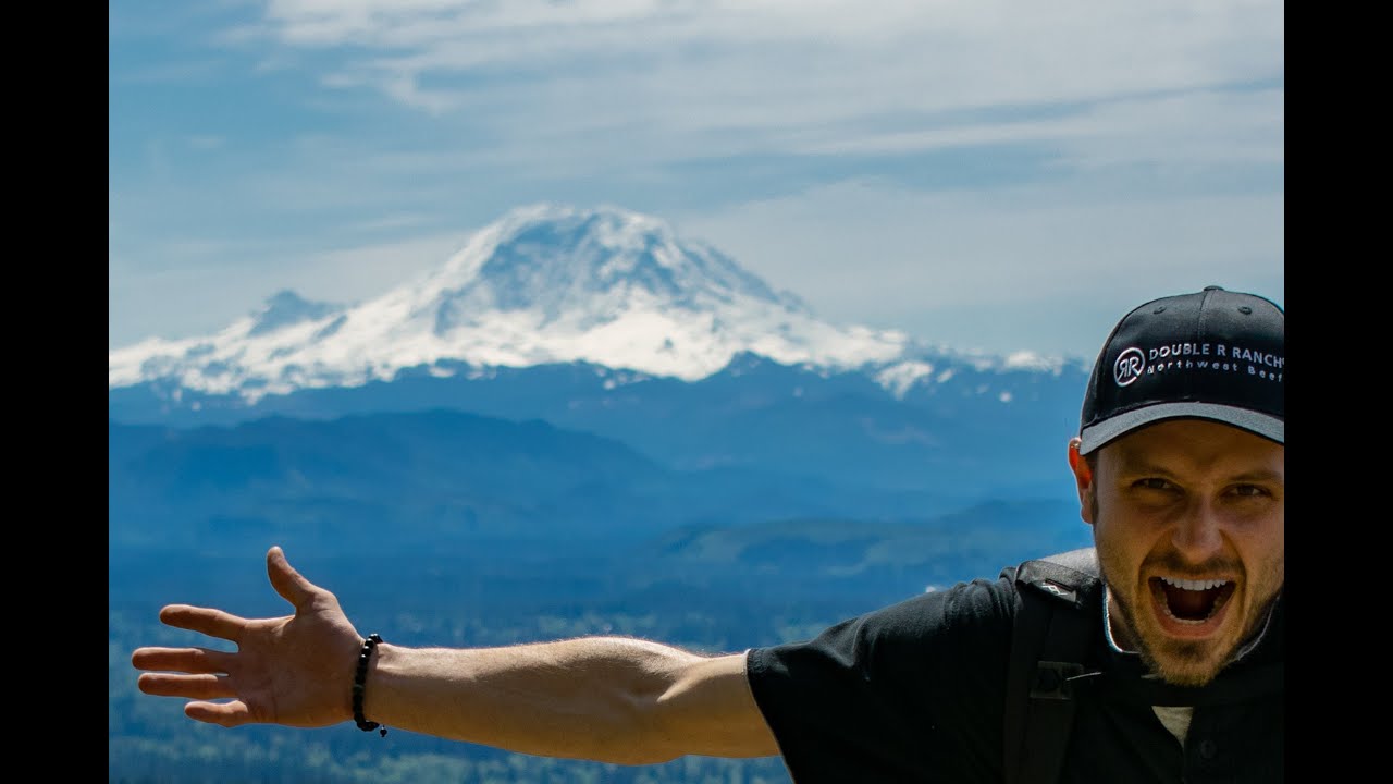 Hiking Washington - My first hike up Poo Poo Point - GoPro