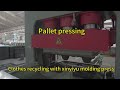 recycling clothes to produce pallet