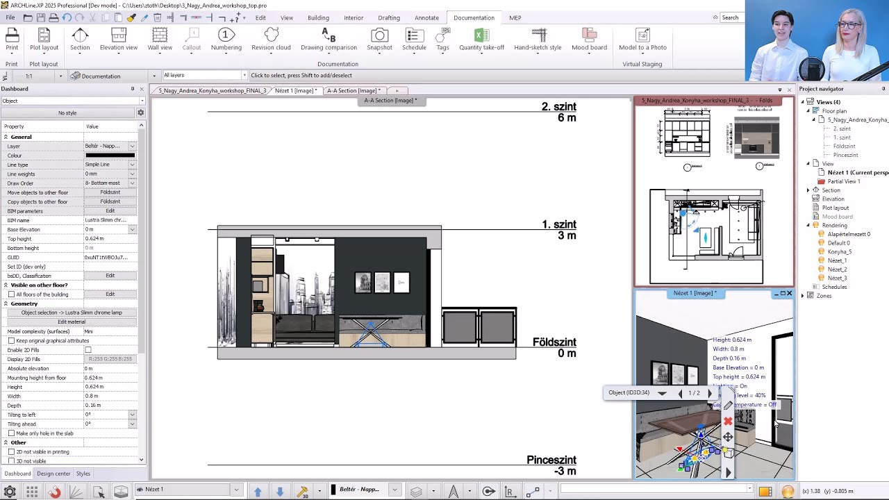 Setting the top height of an object - YouTube