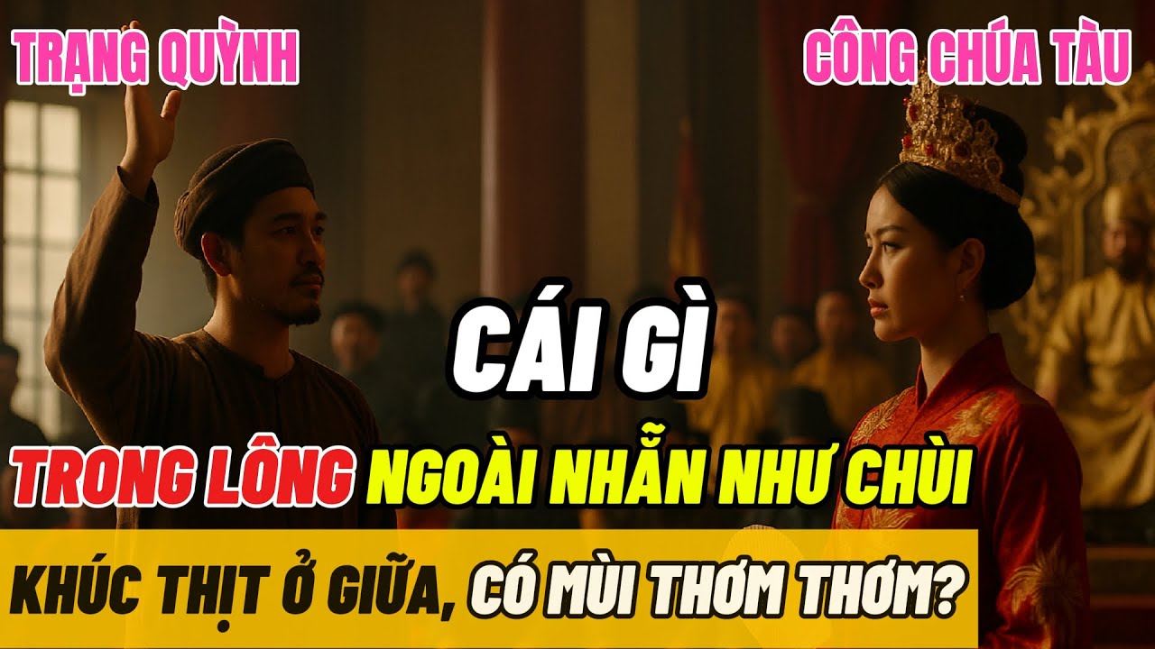 Đố tục giảng thanh: Trạng Quỳnh hạ gục công chúa phương Bắc chỉ bằng câu đố dân gian!