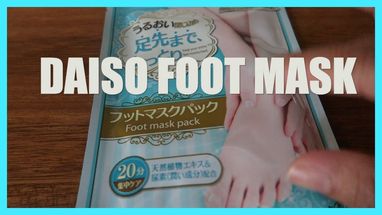 DAISO FOOT MASK! YouTube