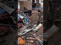 Hydraulic shear and shear scrap iron process. Good tools to help you work