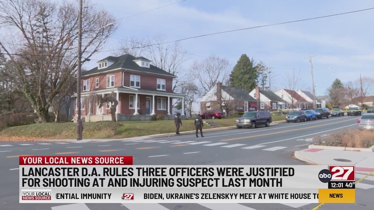 DA rules officers in Lancaster police shooting were justified - YouTube