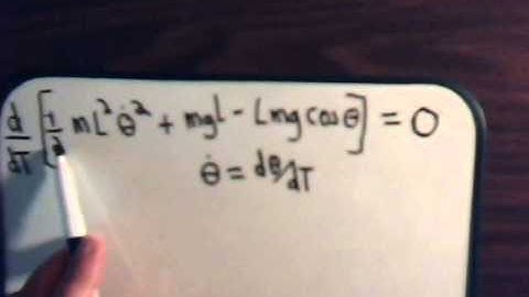 Analytical Mechanics Video #21: Pendulum Equation & Elliptic Functions - Part 1