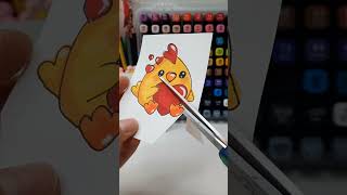 “Here it is ❤️🐥✨” #shorts #howtomake #creativestickers