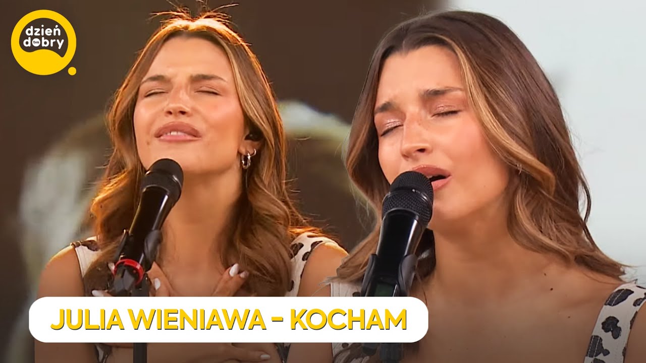 JULIA WIENIAWA -  KOCHAM | Dzień Dobry TVN (LIVE)