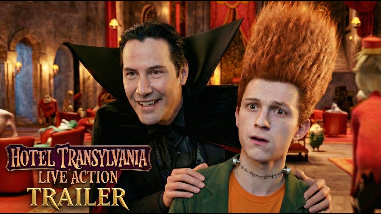 «Отель Трансильвания: Игровой фильм» (2026) — Том Холланд, Эмма Стоун, Киану Ривз | Концептуальны...